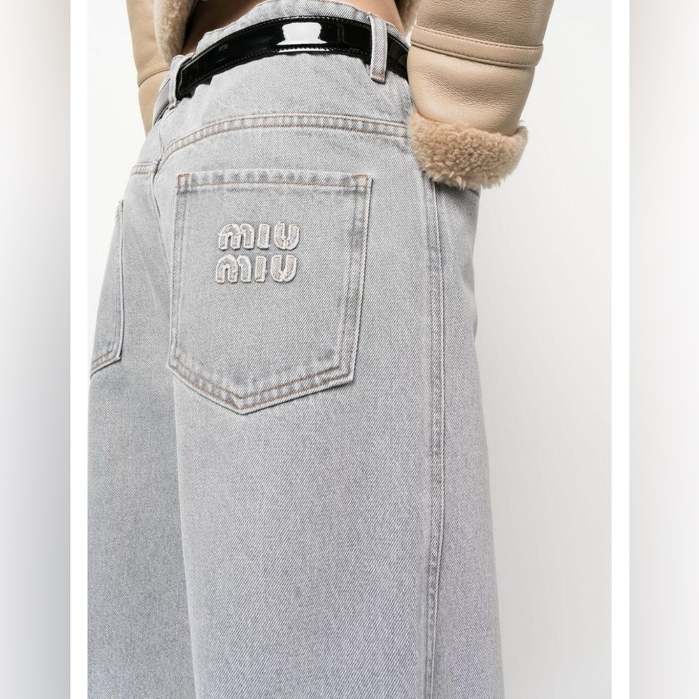 Miu Stylish Blue Jeans